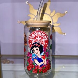 Disney Starbucks Snow White 16oz clear cup